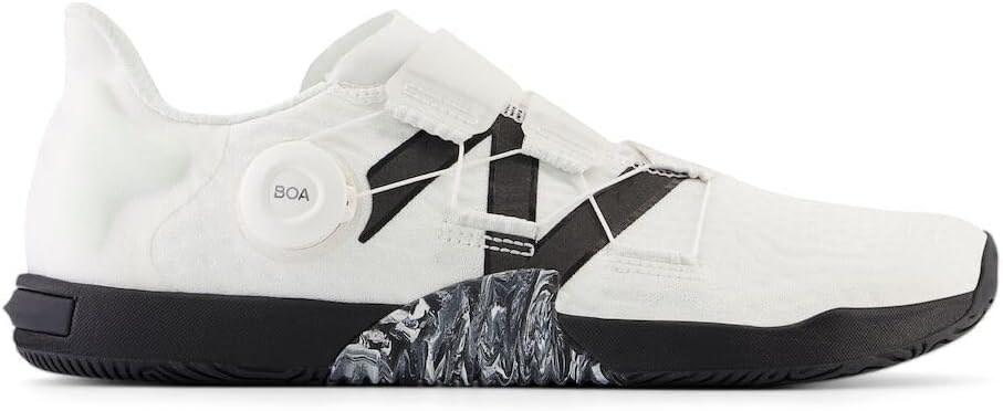 New Balance Men's Minimus TR V1 BOA Cross Trainer, White/Black, 8 W