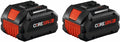 Bosch GBA18V60-2PK 18V CORE18V® Lithium-Ion 6 Ah High Power Battery, 2-Pack