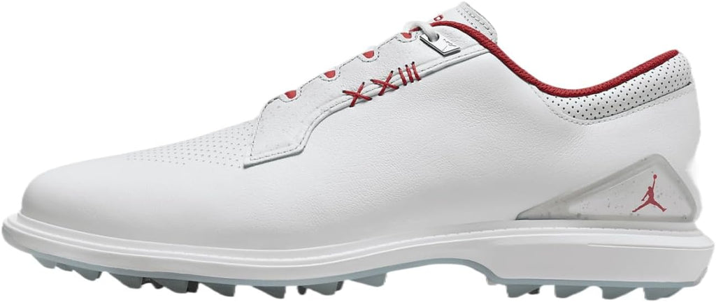 Jordan ADG 5 Golf Shoes (Wide) (FQ7874-100, White/Emerald Rise/Grape Ice)
