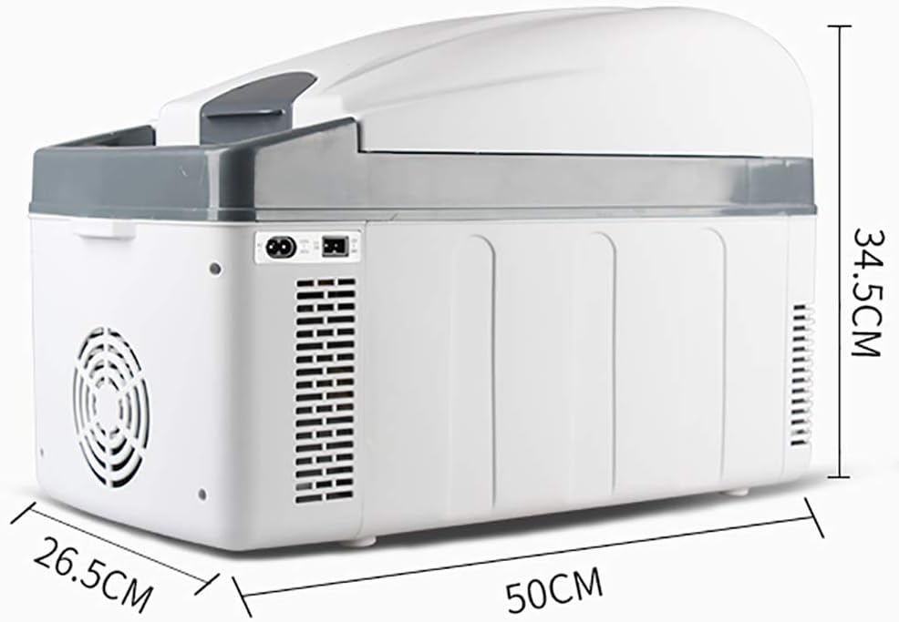 20L Mini Car Refrigerator Fridge Hot Cold Portable Electric Cool Box Lightweight Compact Warmer Freezer