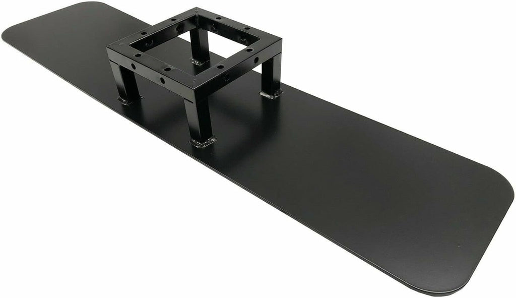 Black Arch Truss Combo Kit 7.6 ft. Height 5 ft. Width+DJ Facade W/40'x20' table Heavy-Duty Truss and B/W DJ Facade All-In-One Combo Kit