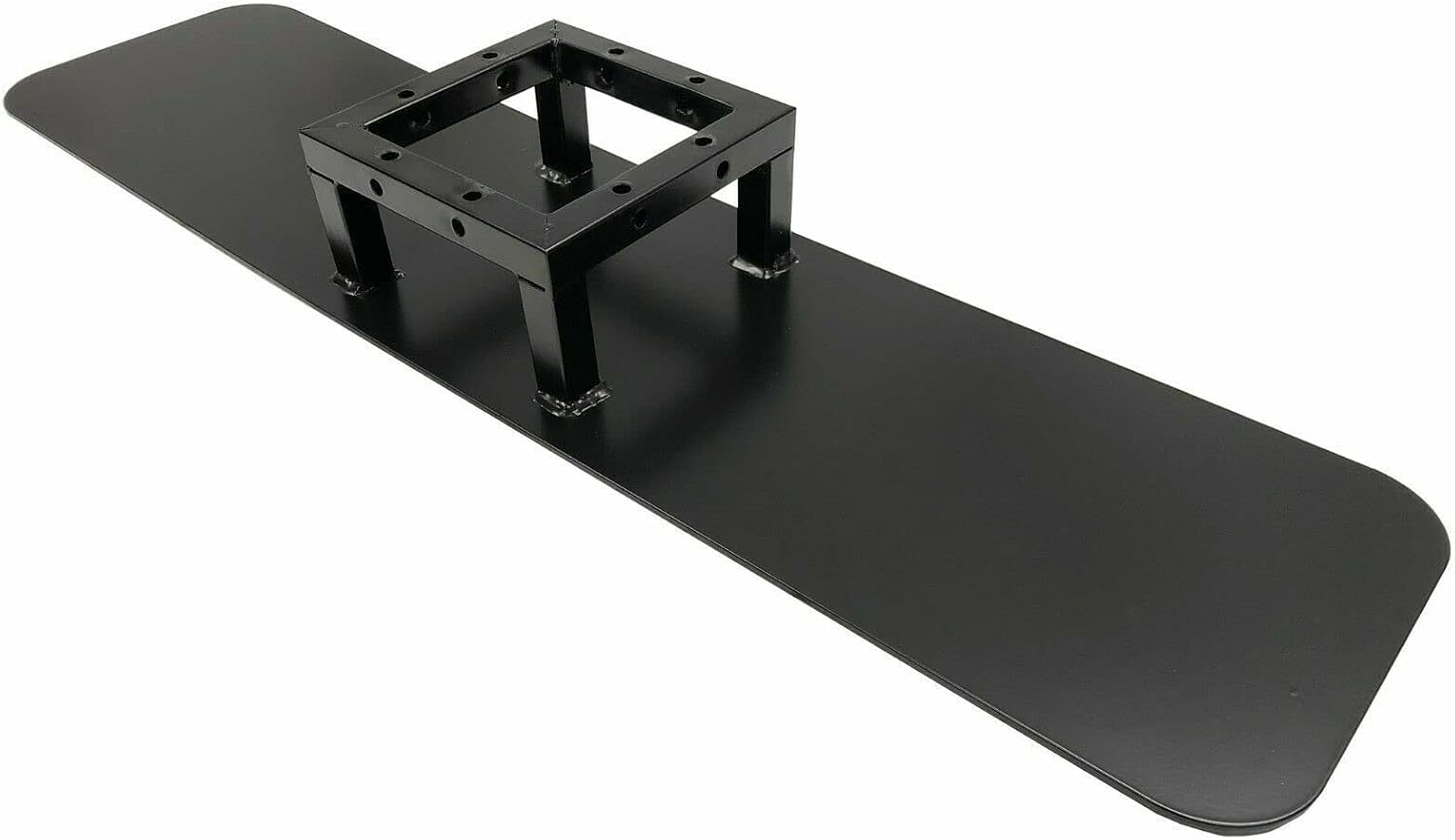 Black Arch Truss Combo Kit 7.6 ft. Height 5 ft. Width+DJ Facade W/40'x20' table Heavy-Duty Truss and B/W DJ Facade All-In-One Combo Kit