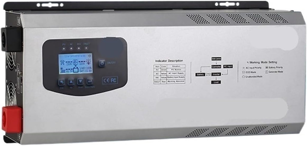 Off-Grid Reverse Control Inverter 1000W-3000W Built-in Solar Controller 12V24V to 220V(3000W-48V-60A)