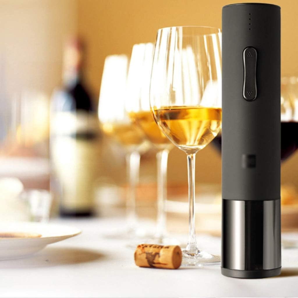 Electric Wine Opener Automatic Bottle Opener Kitchen Tool Aluminum Foil Cutter Rechargeable Wine Corkscrew