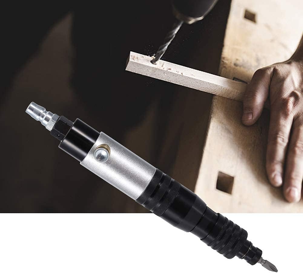 Industrial Pneumatic Screwdriver,Professional Handhold Pneumatic Screwdriver,Lightweight Portable Pneumatic Screwdriver,1200Rpm Cw/Ccw Air Screwdriver Tool,For Fastening And Dismantling Of Screws.