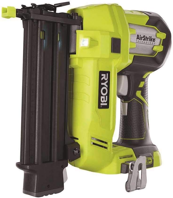 Ryobi P320 Airstrike 18 Volt One+ Lithium Ion Cordless Brad Nailer (Battery Not Included, Power Tool Only)