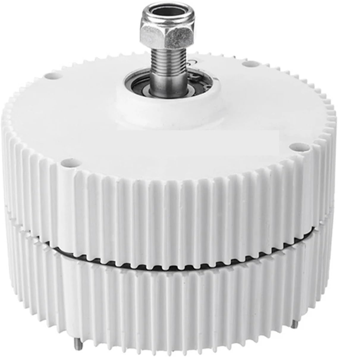 Low Speed 1000W 12V 24V 48V Gearless Permanent Magnet DIY Wind Turbine Generator Alternator Motor(No Base,Single Shaft_24V_1000W)