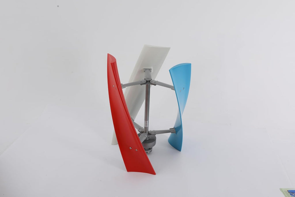 Wind Turbine Generator Kit 450W 24V Vertical Wind Power Turbine Generator Kit with Controller Rare Earth Permanent Magnet Generator for Home RV Boat Marine Electricity Set