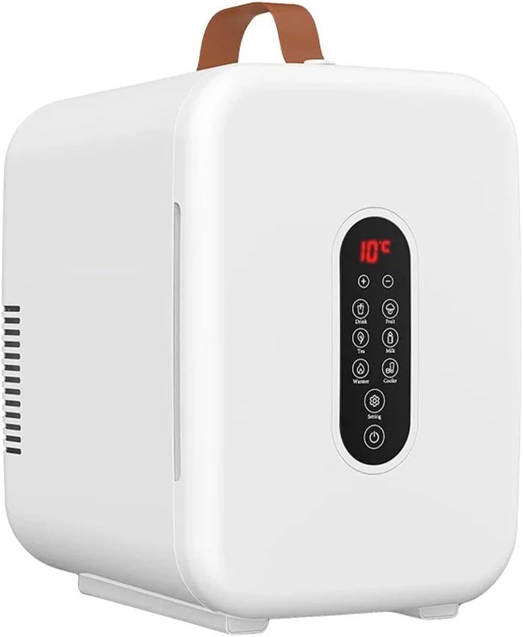 10L Car Refrigerator Refrigeration Mini Refrigerator Car Home Dual-purpose Mini Heating And Cooling Box 220-240V 30-60W(Only wheel)