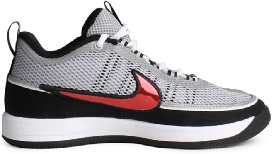 Nike Book 2 Spiridon Mens Basketball Shoes (Metallic Silver/Sport Red/Black/White)
