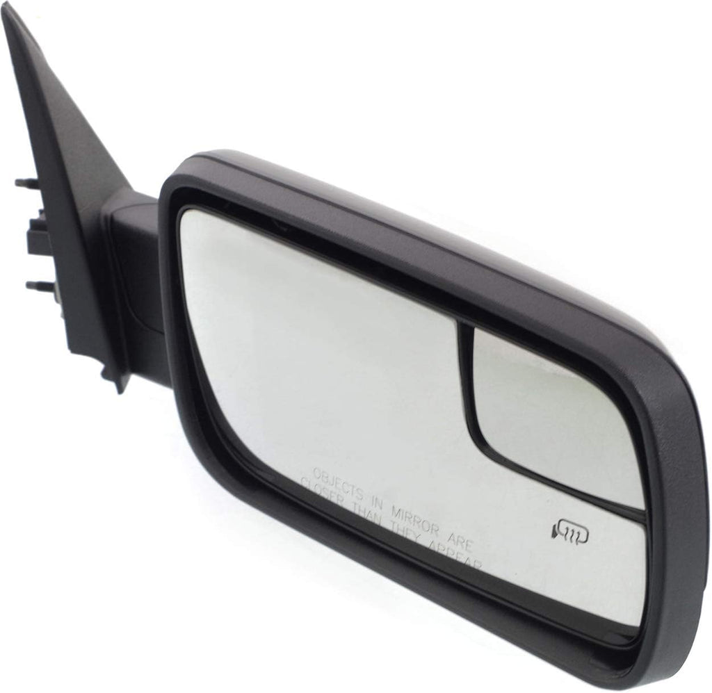 Kool Vue Driver & Passenger Side Power Heated Mirrors for Ford Flex 2013-2019 With Spotter Glass; Without Memory & Puddle Lamp Paintable