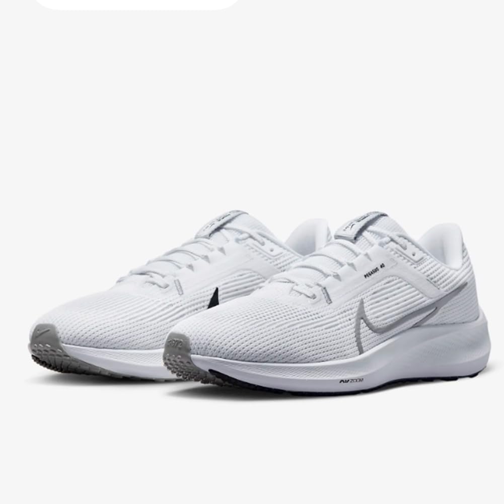 Nike Men's Air Zoom Pegasus Sneaker, White, 6 US