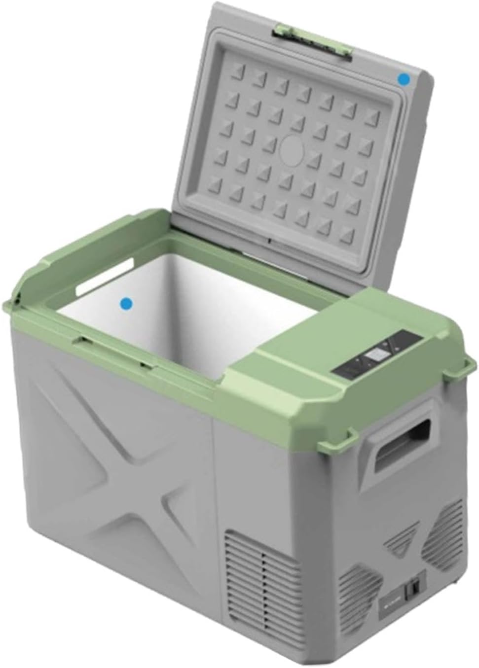 Qianly Car Refrigerator 12v Portable Fridge for Car, Auto 19 Quart Freezer Cooler, -4℉—68℉ 12/24V DC 100~240 Volt AC for Truck, Camping, Travel, Vehicles, RV