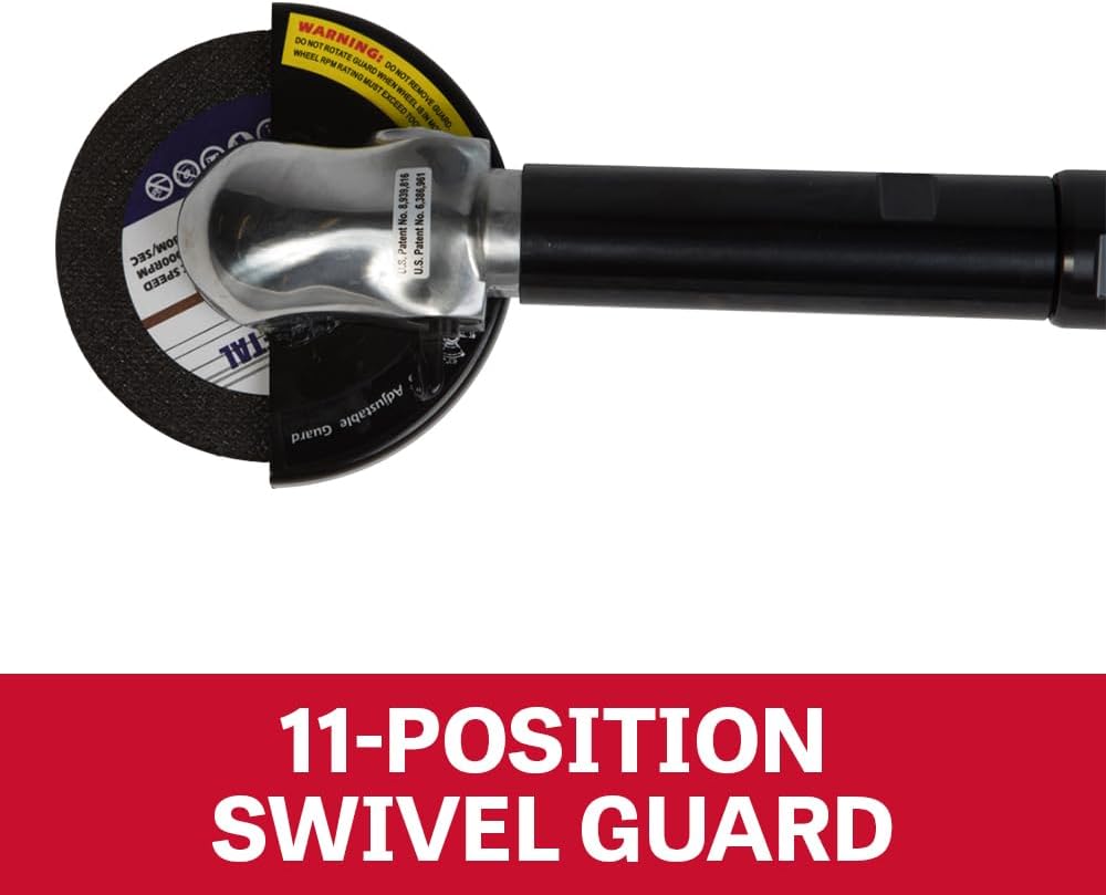 JET 4-Inch Pneumatic Extended Cut-Off Tool, 14000 RPM (Model JAT-483)