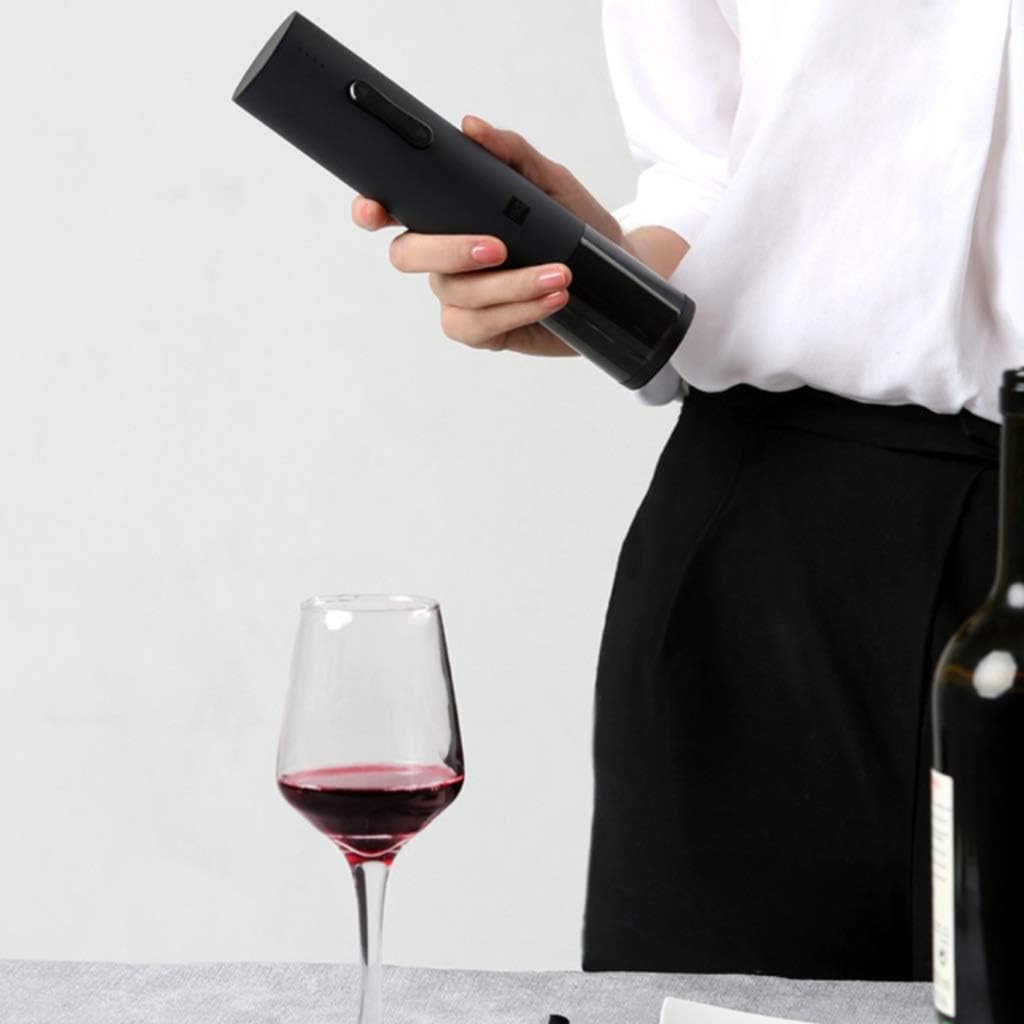 Electric Wine Opener Automatic Bottle Opener Kitchen Tool Aluminum Foil Cutter Rechargeable Wine Corkscrew