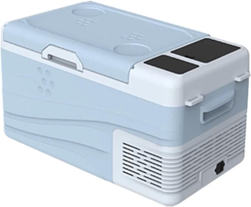 Portable Electric Freezer, 12 Volt CAr Refrigerator, Cooling Fridge for RV Truck, Travel, Camping, Road Trips, 12/24V DC 110~240V AC