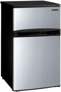 Magic Chef 3.1 cu. ft. Mini Refrigerator in Stainless Look (Stainless Steel)