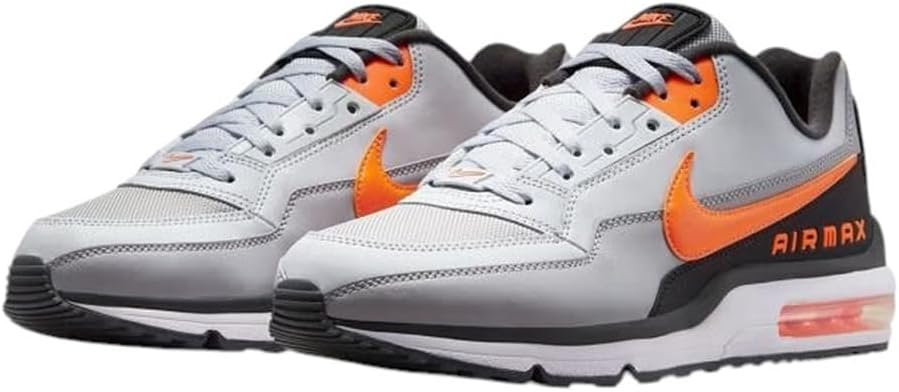 Nike Air Max Ltd, Sports Shoes, Grey/Orange/Black, Air Max Sole