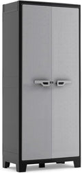 KIS Armadio a esterno impermeabile Grigio/Nero Titan High Cabinet