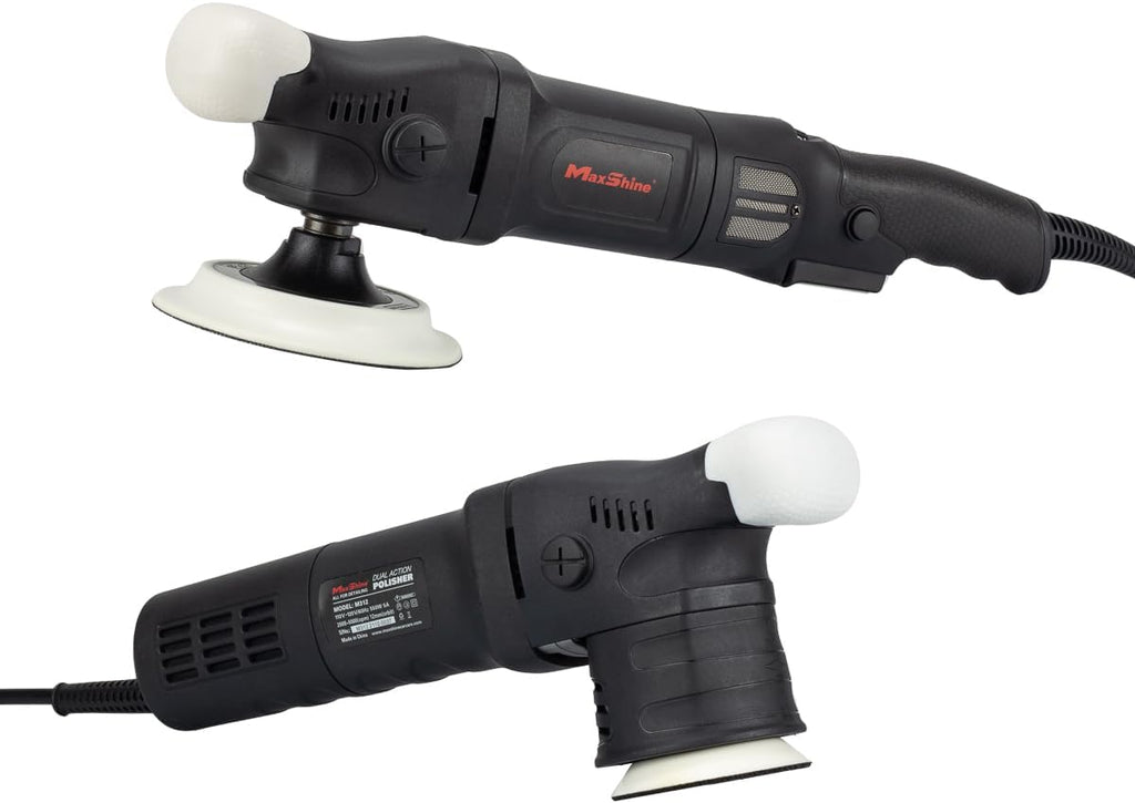 Maxshine 3' & 5' Combo Pro Rotary Polishers - 5/8' Thread - Auto Detailing Tool for Paint Protection, Swirl & Scratch Repair, Buffing, Glossy Shine - Ideal for Cars, Trucks, SUVs