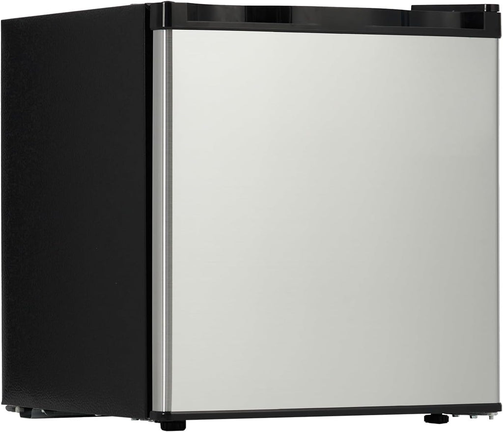 Mini Fridge with Freezer, 1.7 Cu.Ft - Compact Single Door Refrigerator with Adjustable Thermostat, Removable Glass Shelves | Ideal for Dorm, Bedroom, Apartment