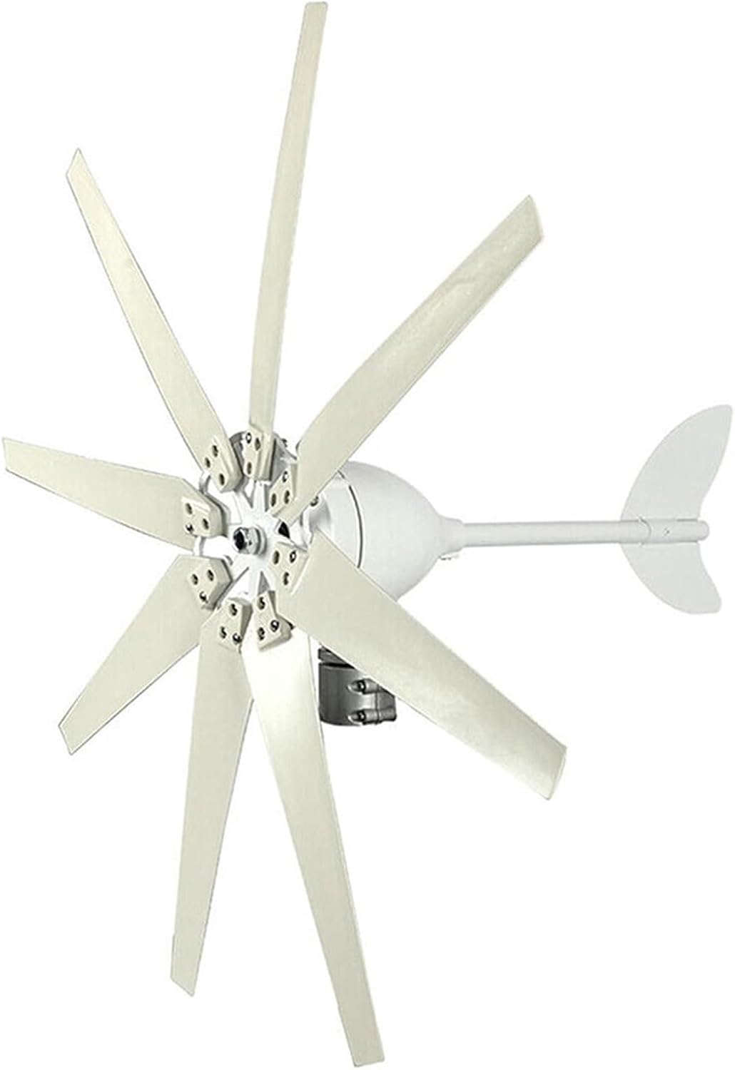 1000W Wind Turbine Generator with 8 Blades MPPT Charge Controller Wind Power Generator Kit 12V/24V/48V/220V Windmill Generator Free Energy Generator Small Wind Turbines for Home Use(24V)
