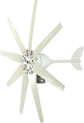 1000W Wind Turbine Generator with 8 Blades MPPT Charge Controller Wind Power Generator Kit 12V/24V/48V/220V Windmill Generator Free Energy Generator Small Wind Turbines for Home Use(12V)