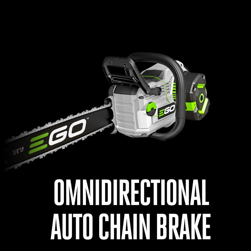 EGO POWER+ Chain Saw, 20' Battery Powered Chainsaw, Electric Cordless, Includes 56V 6.0Ah Battery and Charger – CS2005