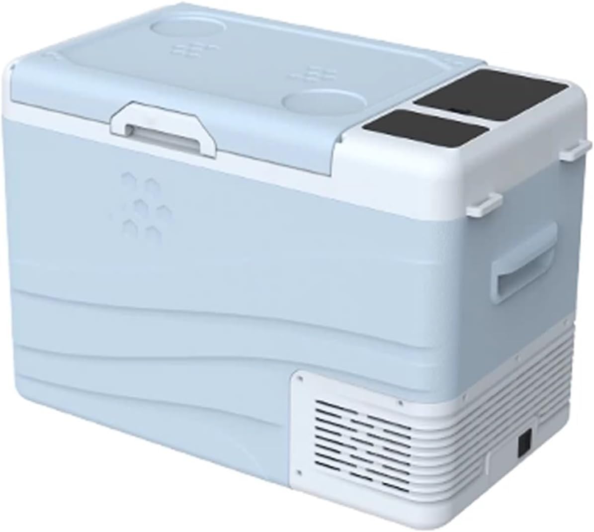 Portable Electric Freezer, 12 Volt CAr Refrigerator, Cooling Fridge for RV Truck, Travel, Camping, Road Trips, 12/24V DC 110~240V AC
