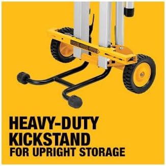 DEWALT Table Saw Stand, Rolling Stand, Collapsible and Portable, Lightweight and Compact (DW7440RS)