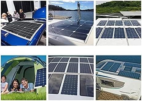 Portable Solar Panels 100W Portable Solar Panel Kit with 30A 60A Controller, Flexible Monocrystalline Solar Panel Kit，Waterproof Solar Power System for Car Yacht Rv Camping(300W 30A Controller)