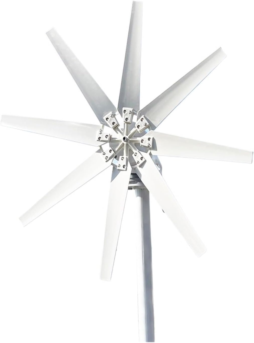 1000W Wind Turbine Generator 12V 24V 48V Free Alternative Energy Windmills 8 Blades Home Use Low Wind Speed Starting Wind Turbines(12V_1000W)