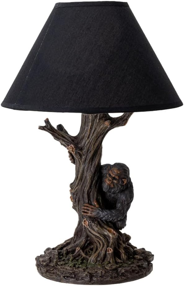 Pacific Giftware Bigfoot Lamp, Legendary Hairy, ape-Like Creature Designed into a Tabletop Lighting. Decorative Table Light for a Perfect Mancave.
