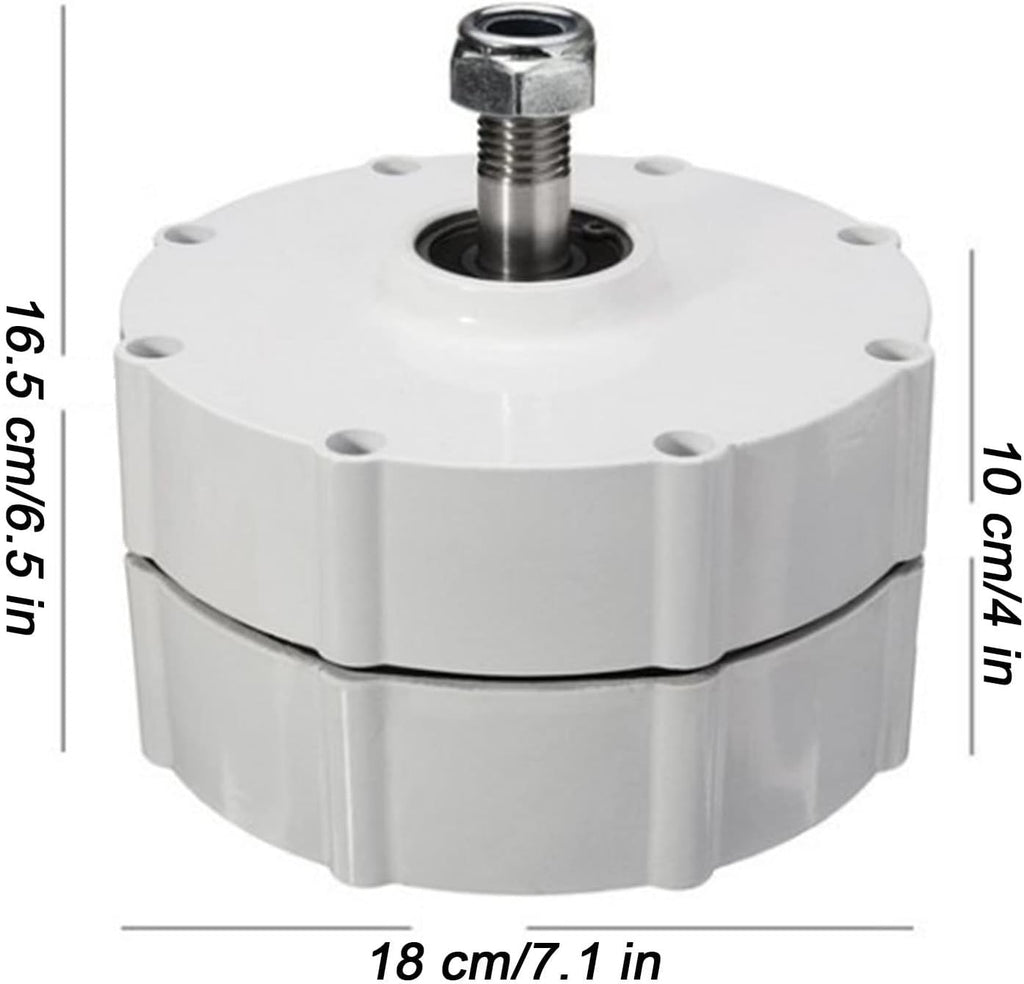 Three Phase AC Permanent Magnet Generator, for Vertical Horizontal Wind Turbine System, 400W 500W 600W Rare Earths Ndfeb Permanent Magnetic Generator,500W-48V