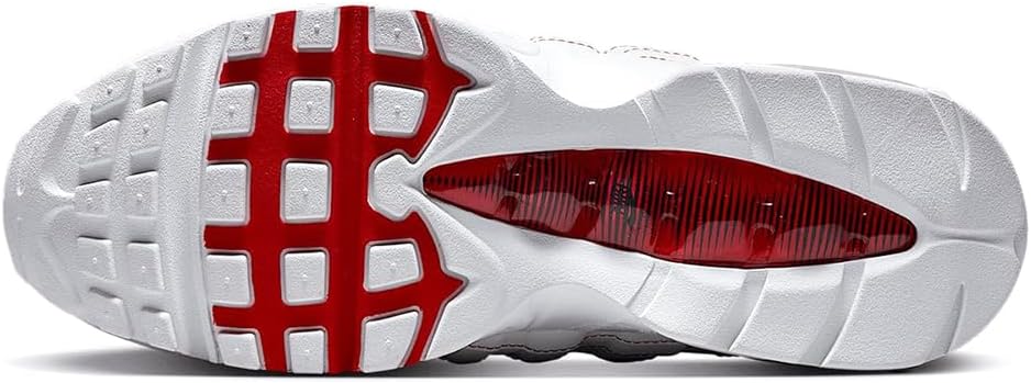 Nike Air Max 95 OG Men's Shoes (IB7936-100, White/University Red/White) Size 10