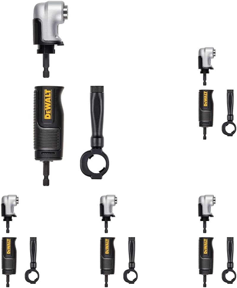 DEWALT FLEXTORQ Right Angle Drill Adapter, 2-in-1 Attachment for Impact Driver (DWAMRAFT) (Pack of 5)