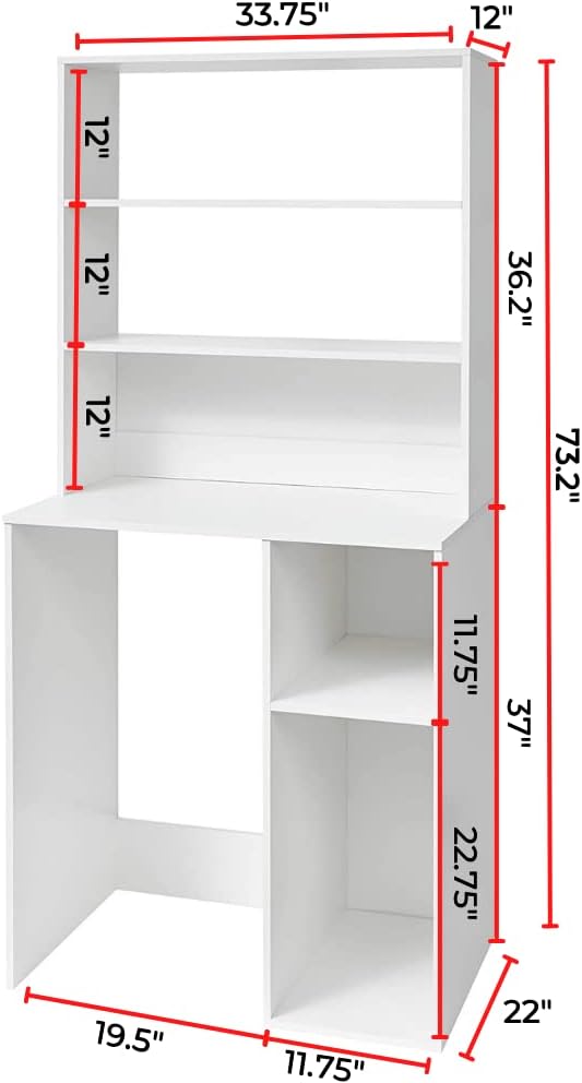 DormCo Yak About It Mini Fridge Dorm Station with Top Shelf - White