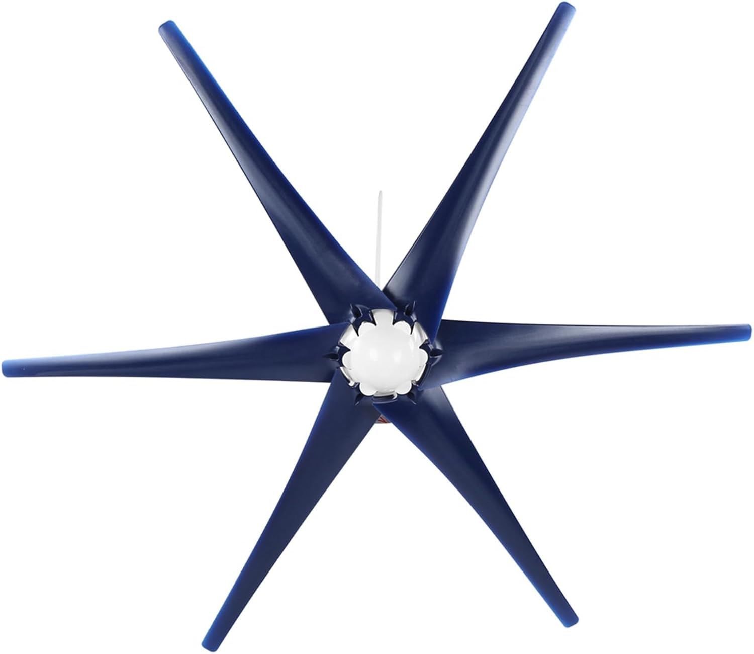 ViaGasaFamido 800W Wind Turbine Generator Kit 12V 24V 48V 6 Blade Windmill System for Home Off Grid Power Boats Cabins Terraces with Controller Blue 48V