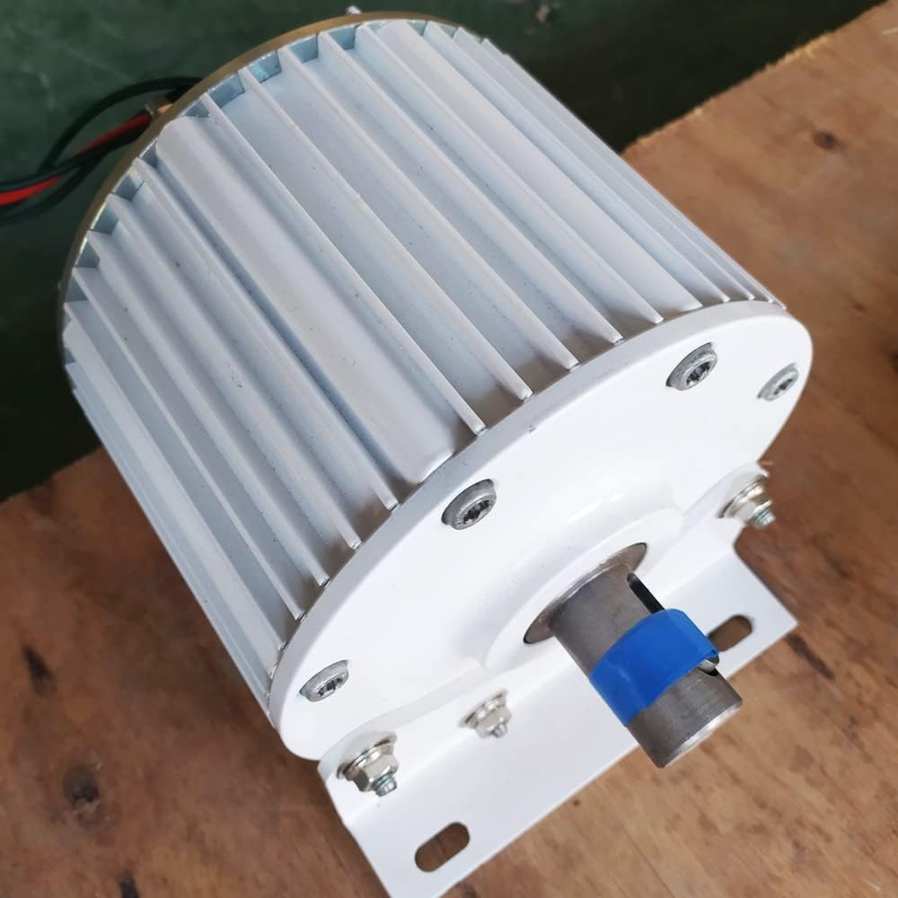 Wind Turbine Generator Kit, 1KW~10KW Low RPM Permanent Magnet Wind Turbine Generator 10000W 48V 96V Free Energy Generator Alternative Energy for Hybrid Solar Wind System(Without base,120-V_3000W)