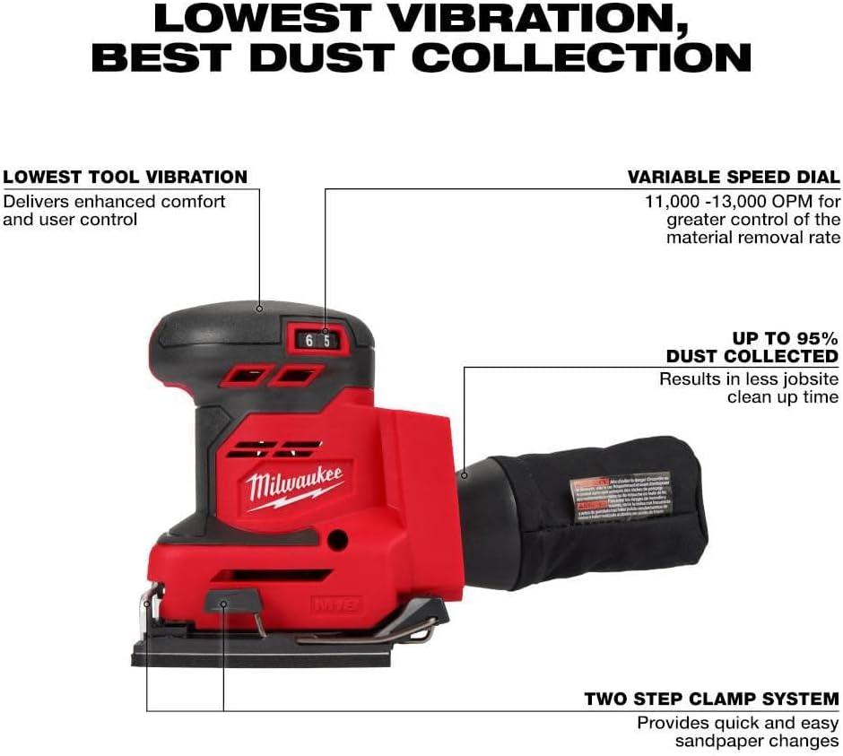 v For Milwaukee M18 Orbital 1/4 Sheet Sander (Bare Tool) + TPT Premium cart storekid