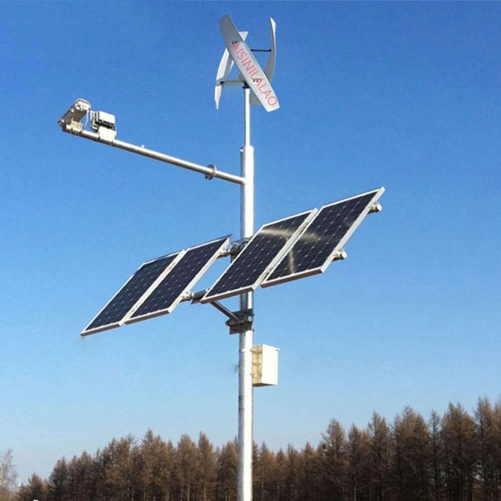 1000W-10000W Wind Turbines Generator Kit,Low Wind Speed Start 3 Blade Home Wind Turbine W/Controller for Home, Boats, Street Lighting (12V-220V)