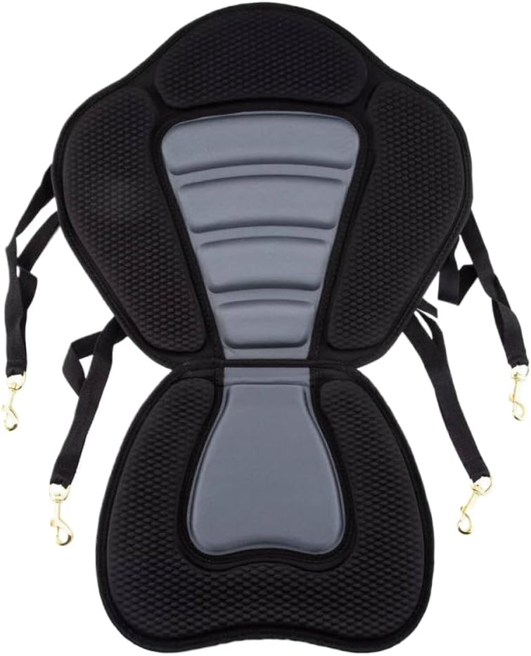 Paddle Board Seat Adjustable Kayak Seat Padded Canoe Backrest Seat With Detachable Storage Bag Compatible With Kayaks Rowboats Fishing Boats