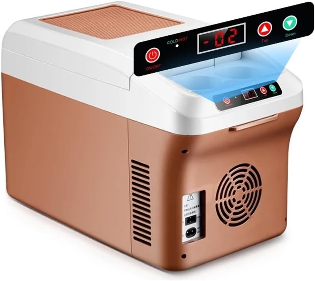 220V 12V 24V Portable Electric Cooler Refrigerator For Car Mini Fridge Cool Ice Box Freezer For Camping Home Truck Beach Vehicle(LED Screen-M20P)
