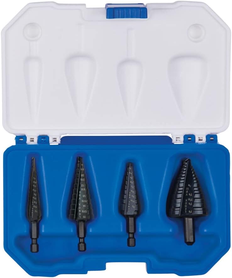 Lenox Tools 30929VB30929 30929-30/929 Vari-Bit 4 Piece Step Drill Bit Assortment