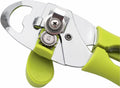 Can opener, multi-functional manual can, screw cap bottle, kitchen tool, knife, accessories(Green)