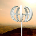 400W 600W 800W 1000W 1200W Wind Turbine Generator, 5 Blades 12V 24V Vertical Axis Wind Turbines Generator Kit for Home Hybrids Streetlight Use Electromagnetic Electricity Producer Equipment,24V-400W