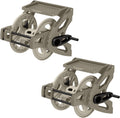 Suncast 175 Foot Slide Trak Garden Hose Handler Wall Mounted Hose Reel (2 Pack)