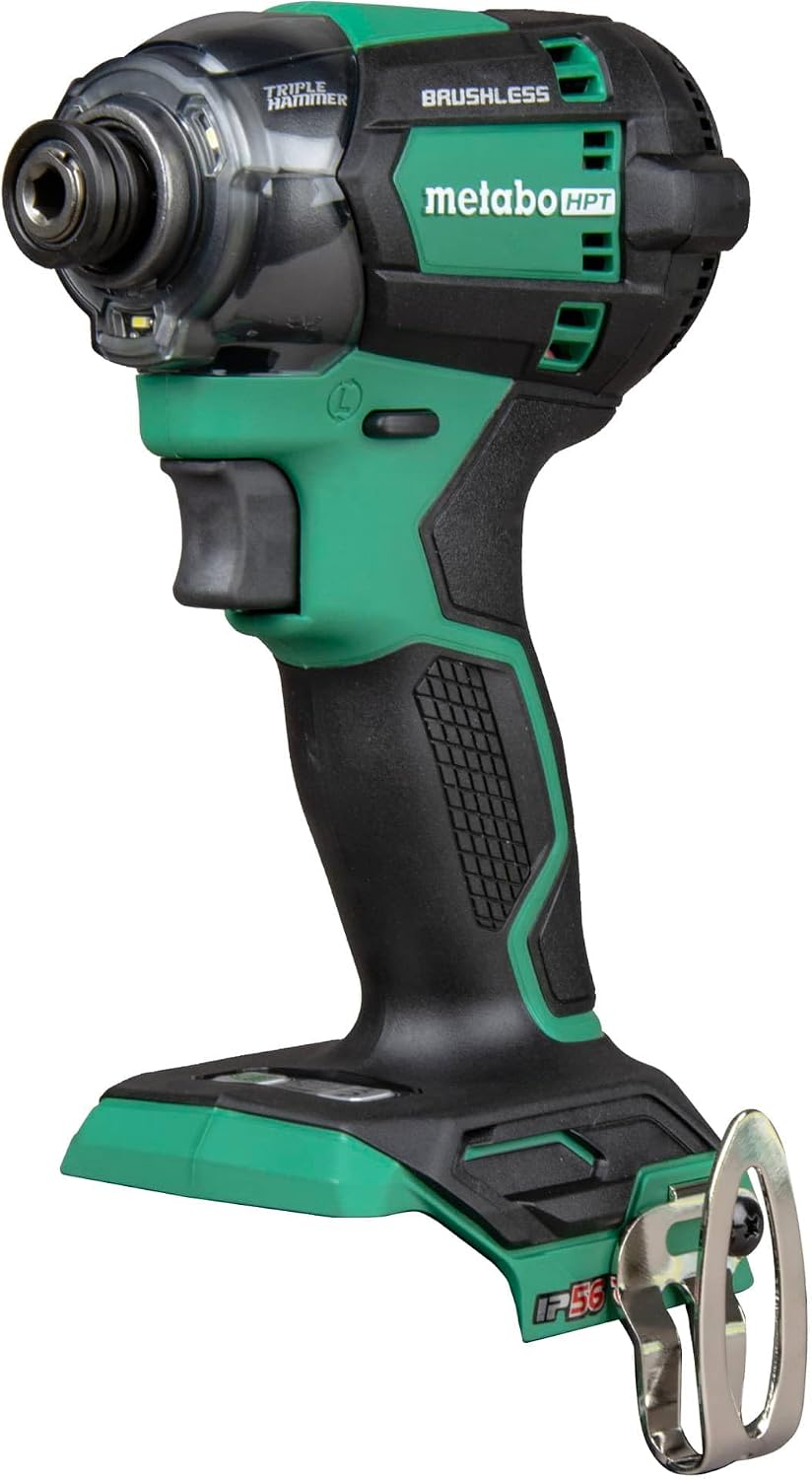 Metabo HPT Pneumatic Siding Nailer + 18V Impact Driver Pro Bundle Kit, 2-1/2 Inch Coil Siding Nailer with BONUS 18V Triple Hammer Impact Driver Kit, KNV65AH2