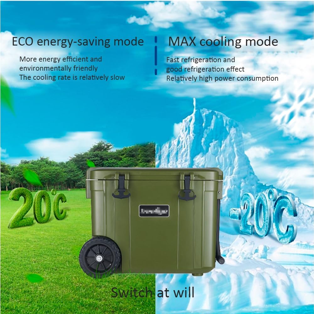 Car Fridge Freezer Portable Compressor Car Refrigerator 12/24V Electric Cooler for Camping, Road Trip, Picnic, Down to -20℃,45l