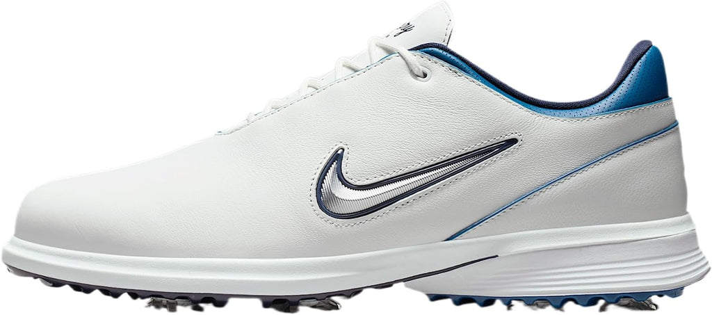Nike Victory Tour 4 Golf Shoes (Summit White/Court Blue/Metallic Silver)